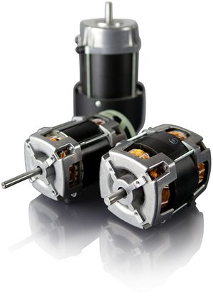 Drei verschiedene Drehstrommotoren der Heidrive GmbH