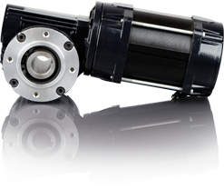 Kugelgelagertes Schneckengetriebe Typ S131 der Firma Heidrive für Drehstrom- und Kondensatormotoren